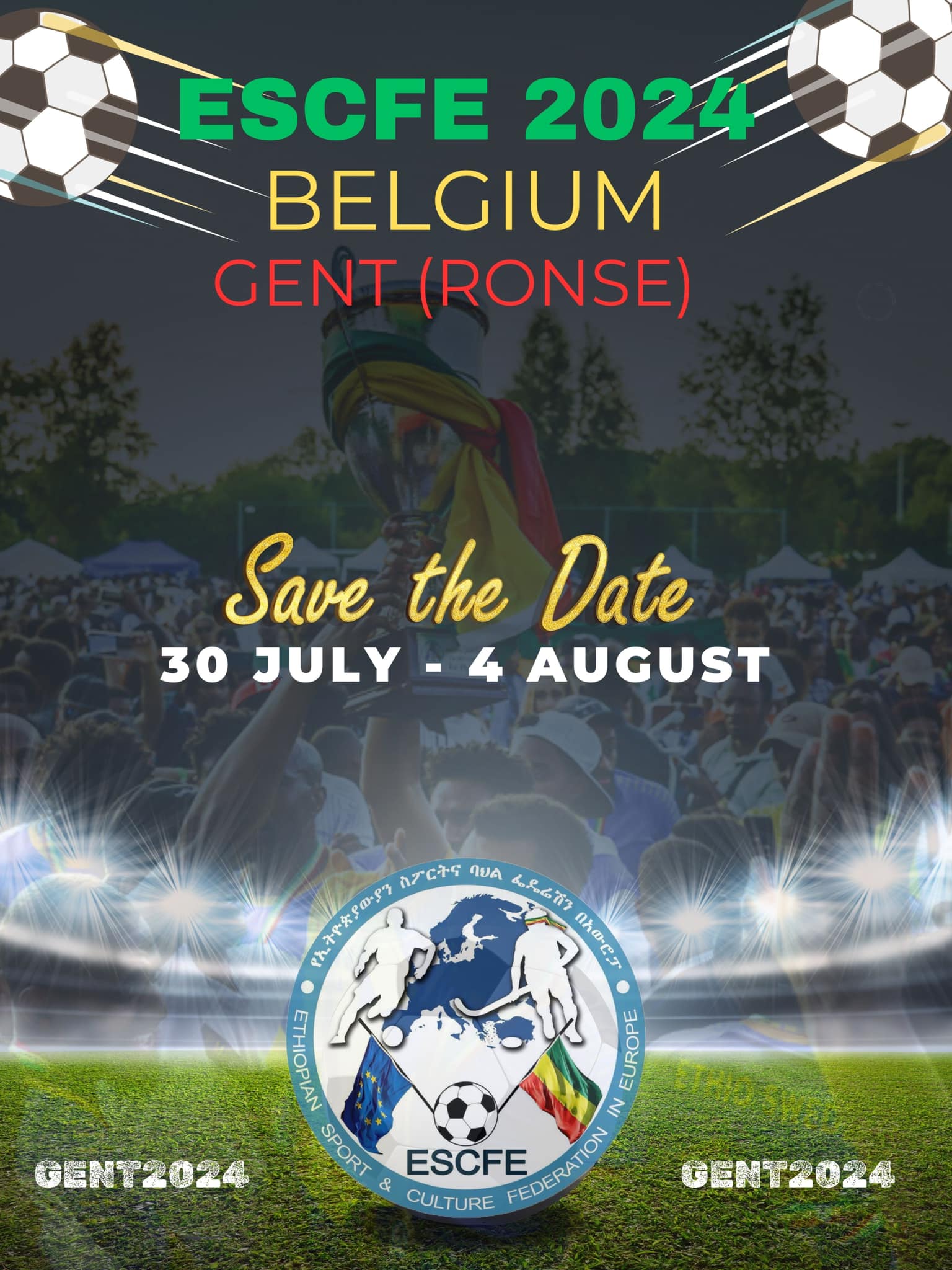 ESCFE is excited to announce Gent as the host city